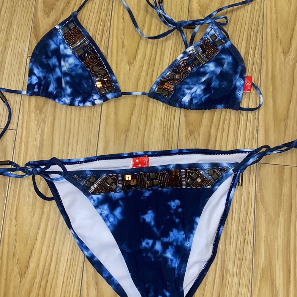 Red Carter bikini